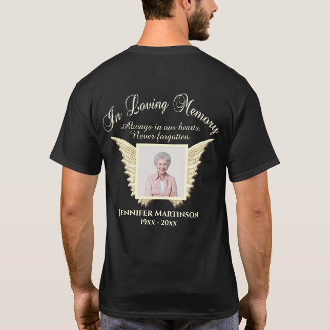 Memorial | Add Photo T-Shirt (Back)