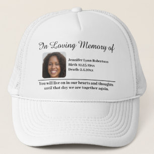 Memorial Add Photo Trucker Hat