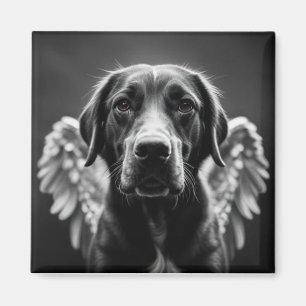 Memorial Angel Dog Labrador Magnet