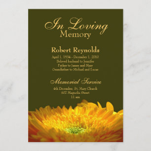 Memorial / Announcement