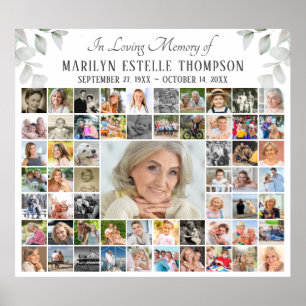 Memorial Botanical IN LOVING MEMORY 59 Photos Poster