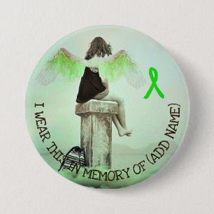 Memorial Button for Lyme Disease Fallen Warriors