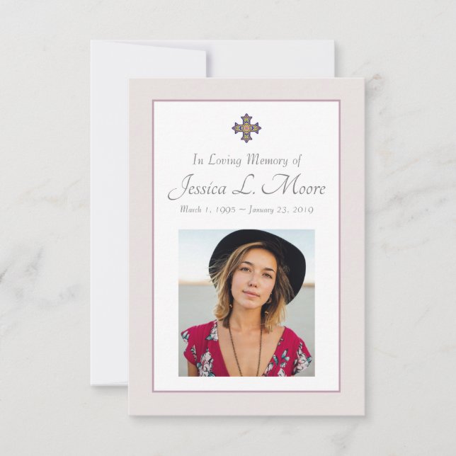 Memorial Card (Front)