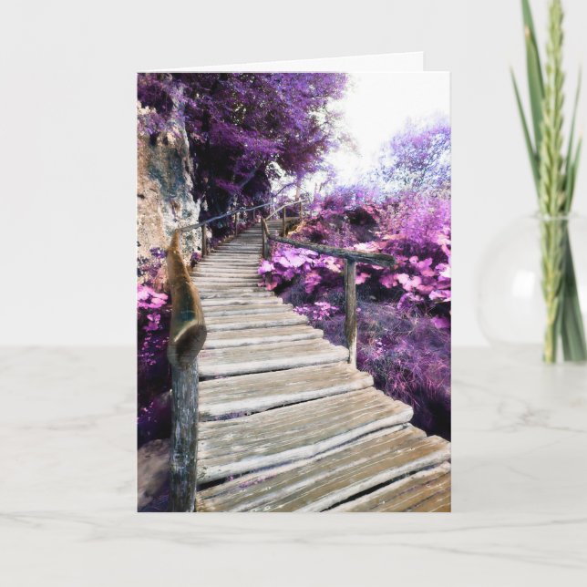 memorial card wisteria stairs (Front)