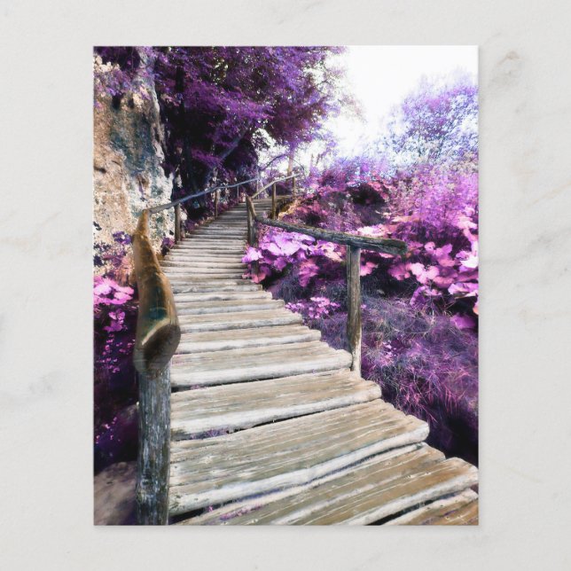 memorial card wisteria stairs (Front)