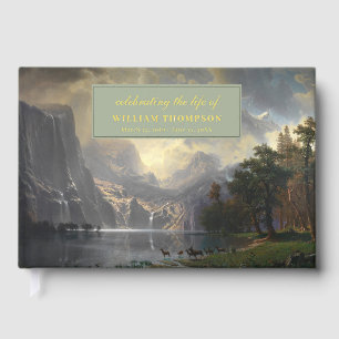 Memorial Celebrating Life Of Funeral Forest Guest Book