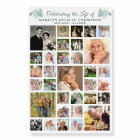 Memorial Celebration 33 Photo Collage Botanical