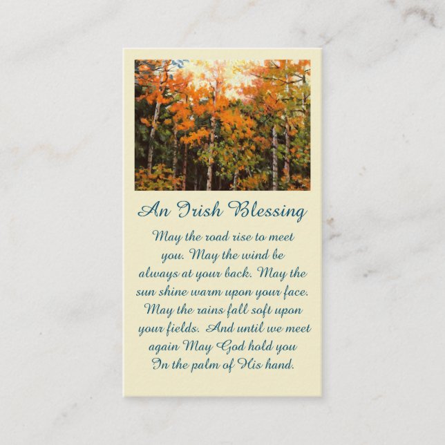 Memorial Celebration of Life Picture Card (Front)