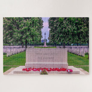 Memorial Cemetery Normandy France Jigsaw Puzzle