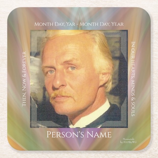 Memorial Coaster you customise - HAMbyWG (Front)