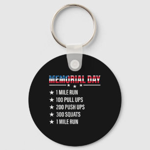 Memorial Day 2021 American Flag Men Women Key Ring