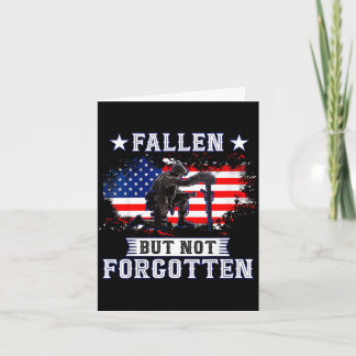 Memorial day 2021 fallen not forgotten american Me Card