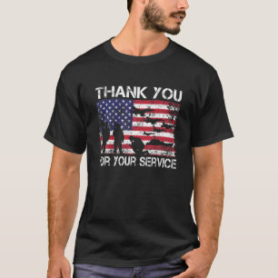 Memorial Day 2022 American Flag Thank You For Your T-Shirt