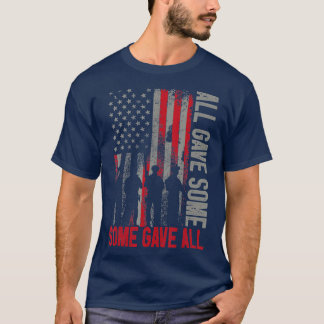 Memorial Day 2023  All Gave Some Some Gave All Vet T-Shirt