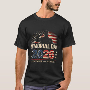Memorial Day 2026 Family Patriotic Military T-Shirt