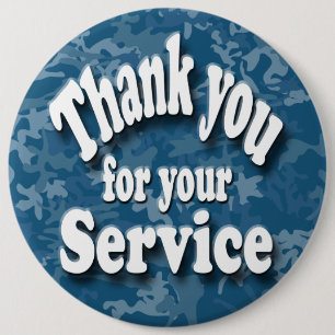 Memorial Day 6 Cm Round Badge