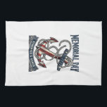 Memorial Day Anchor Remember Honor Vintage Shirt_1 Tea Towel<br><div class="desc">Memorial Day Anchor Remember Honor Vintage Shirt_1</div>