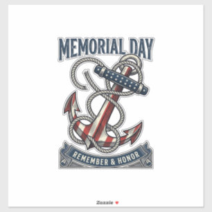 Memorial Day Anchor Remember Honour Vintage Shirt_