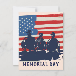 Memorial Day Barbecue Party Card