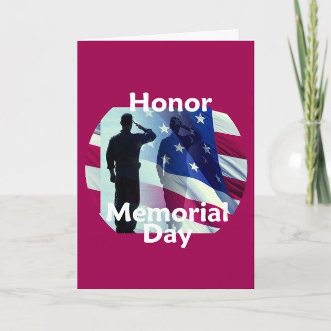MEMORIAL DAY Card (Front)