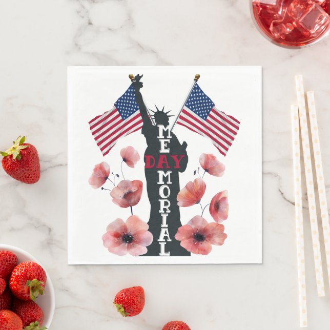 Memorial Day celebration  Napkin (Insitu)