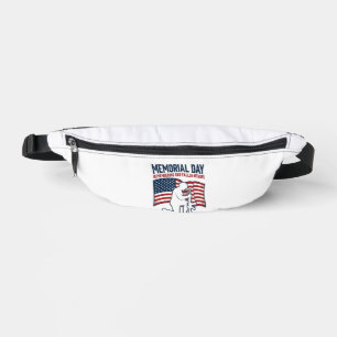 Memorial Day Fallen Heroes Patriotic Soldier Shirt Bum Bags