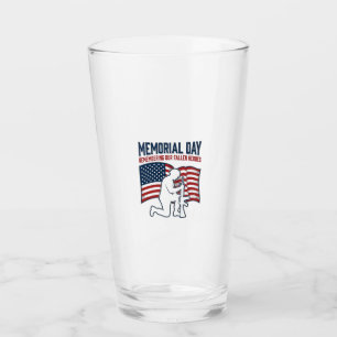 Memorial Day Fallen Heroes Patriotic Soldier Shirt Glass