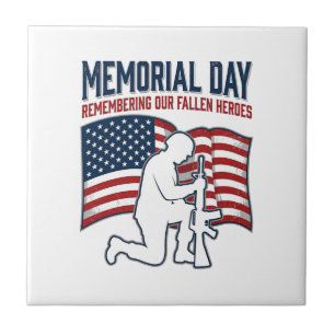 Memorial Day Fallen Heroes Patriotic Soldier Shirt Tile