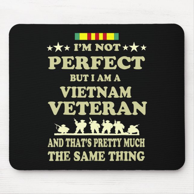 Memorial Day Gift Veteran's Day Vietnam Veteran  Mouse Pad (Front)