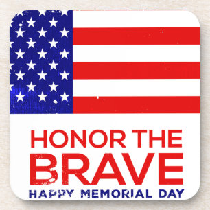 Memorial Day grunge Coaster