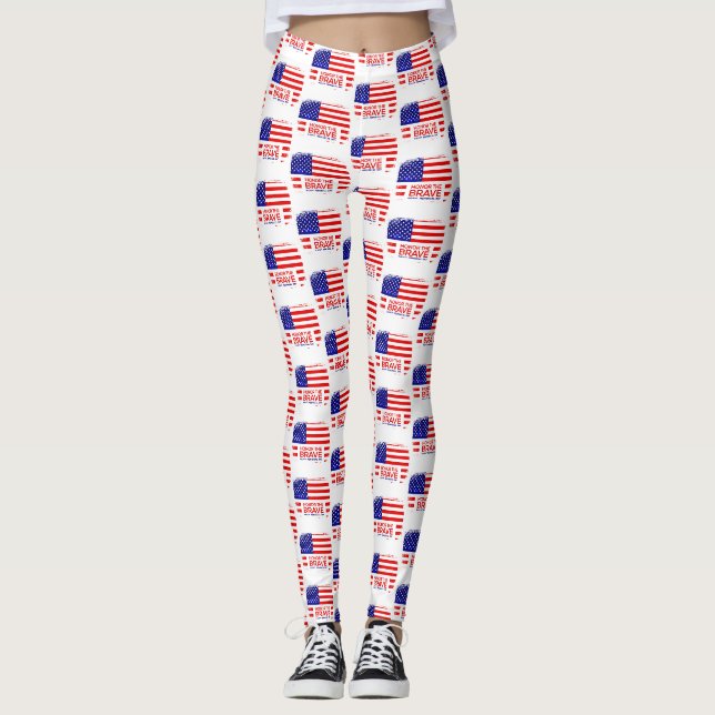memorial day grunge leggings (Front)