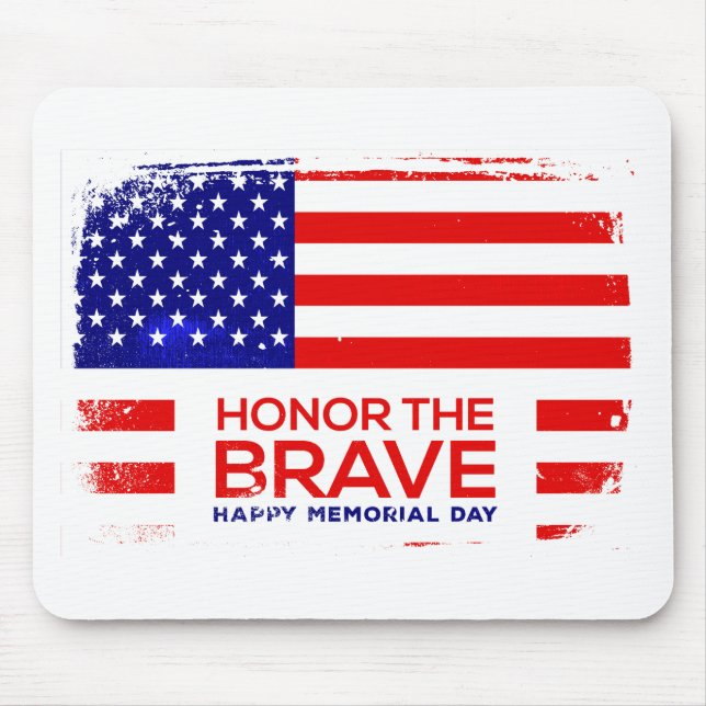 Memorial Day grunge Mouse Pad (Front)