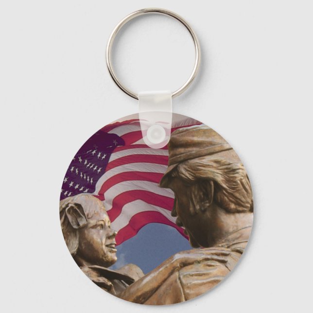 Memorial Day Homecoming Key Ring (Front)