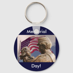 Memorial Day Homecoming Key Ring