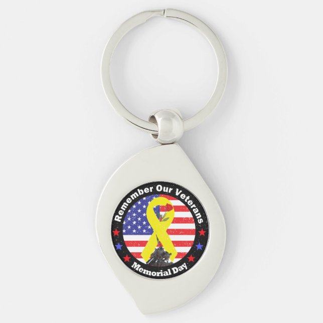 Memorial Day Key Ring (Front)