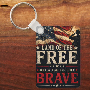 Memorial Day Key Ring