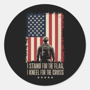 Memorial Day May We Never Forget Freedom Isnt Classic Round Sticker