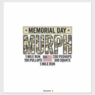 Memorial Day Murph Workout Vintage Vector Shirt_1
