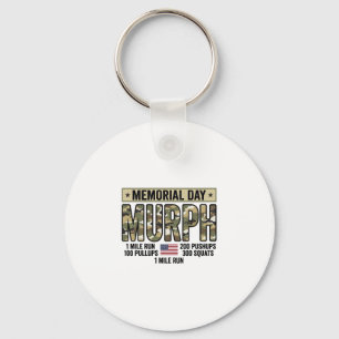 Memorial Day Murph Workout Vintage Vector Shirt_1 Key Ring