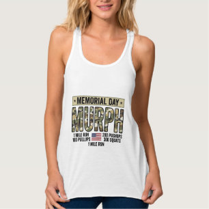 Memorial Day Murph Workout Vintage Vector Shirt_1 Singlet