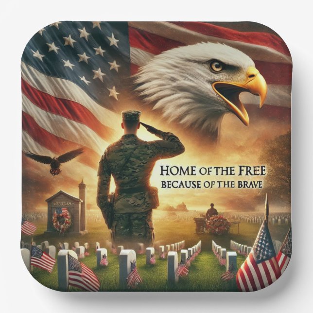 Memorial Day Plates (Front)