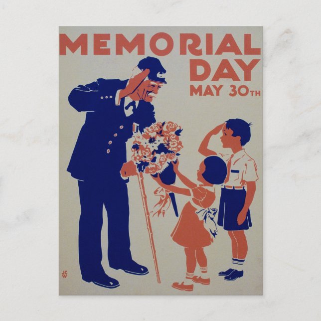Memorial Day Postcard (Front)