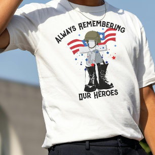 Memorial Day, Remember and Honour  T-Shirt