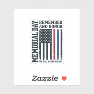Memorial Day Remember And Honour Tribute Vector De