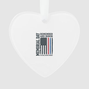 Memorial Day Remember And Honour Tribute Vector De Ornament