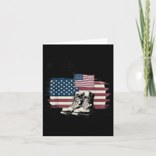Memorial Day Remember The Fallen Patriotic Soldier Card