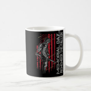 Memorial day remember the fallen veteran military coffee mug