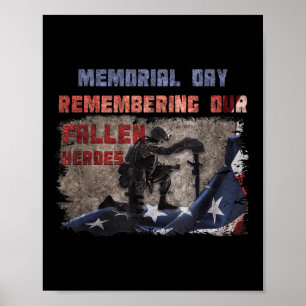 Memorial Day Remembering Our Fallen Heroes 4th Of Poster