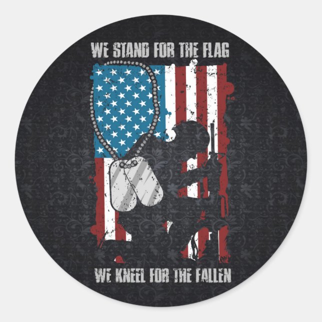 Memorial Day Round Sticker (Front)