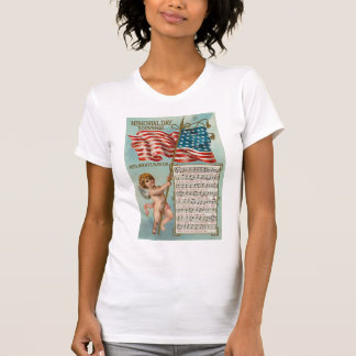 Memorial Day Souvenir Red, White, Blue T-Shirt